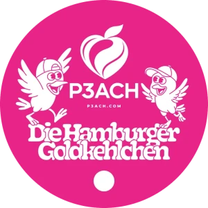 P3ACH Cup Cover im Goldkehlchen-Design